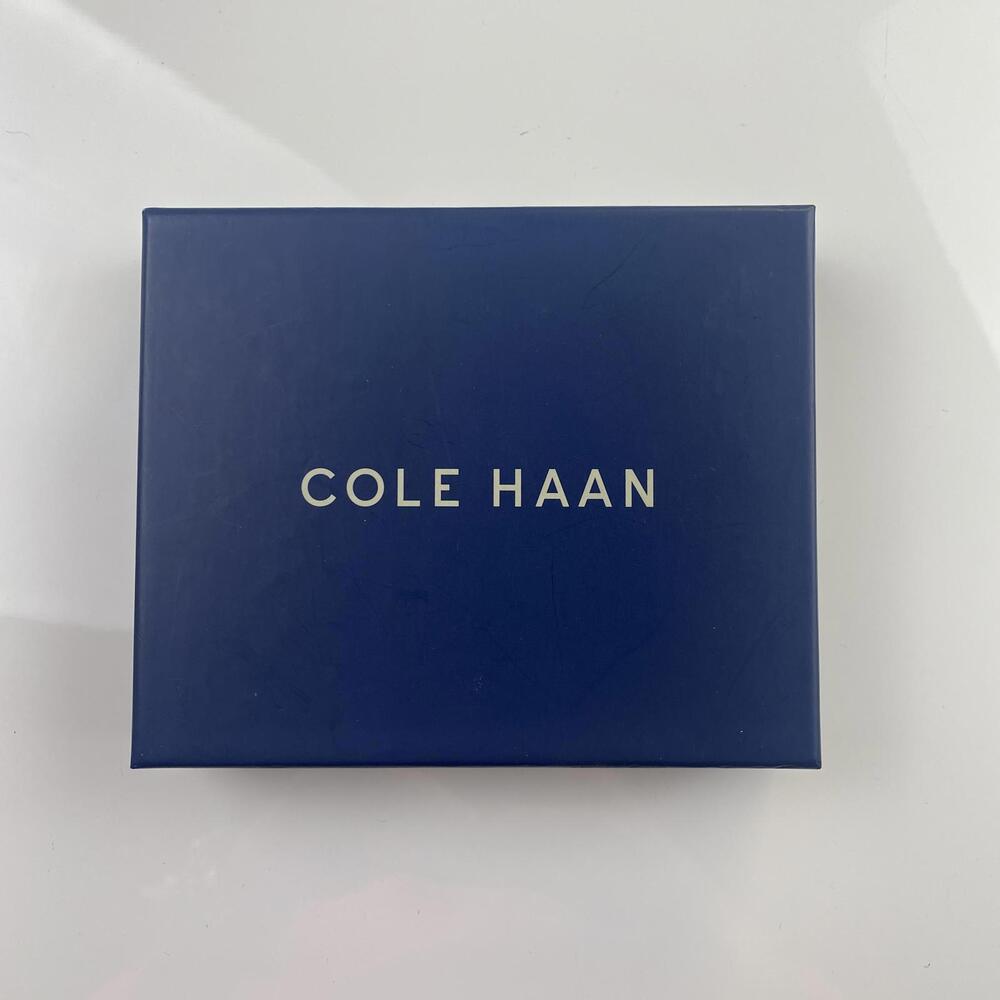 Cole Haan Black Leather Wallet Money Clip